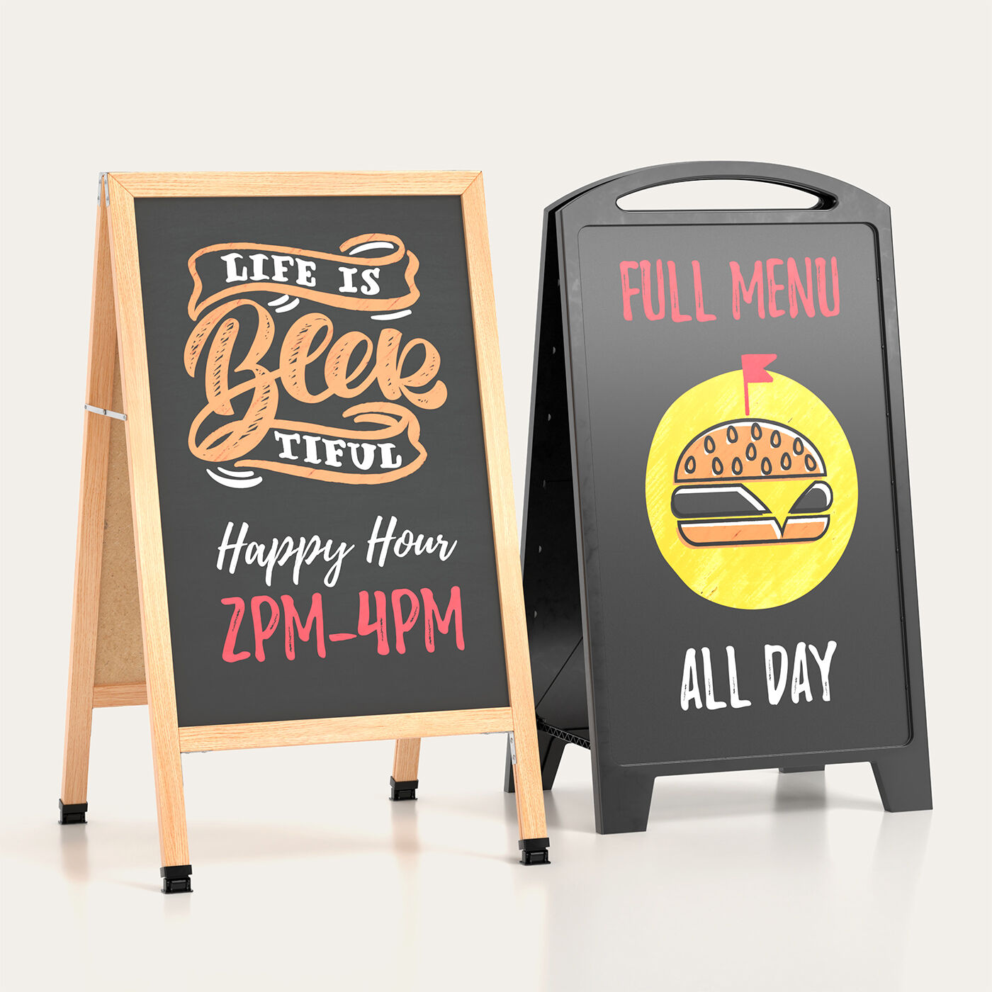 Chalkboard A-Frame Signs